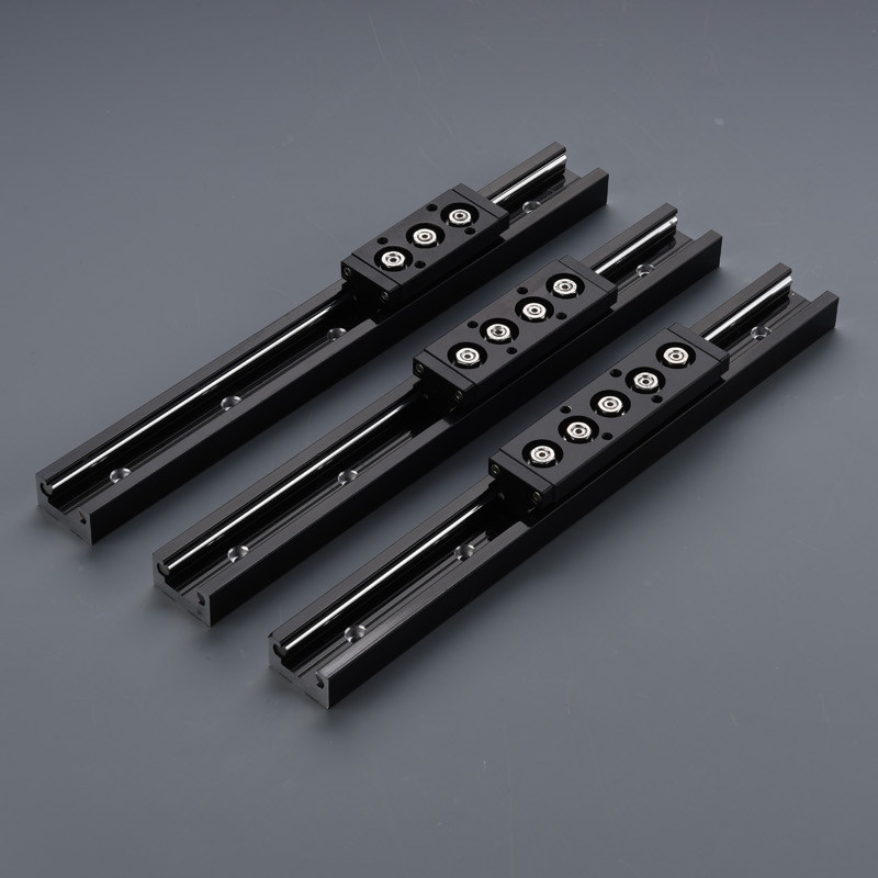 ISG15M双轴心导轨32MM宽滚轮轨道滑块静音耐磨加厚超薄高速滑轨
