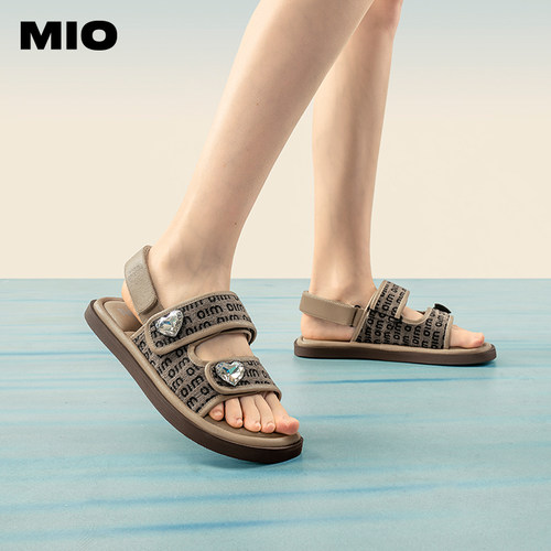 MIO时尚休闲沙滩鞋低跟舒适