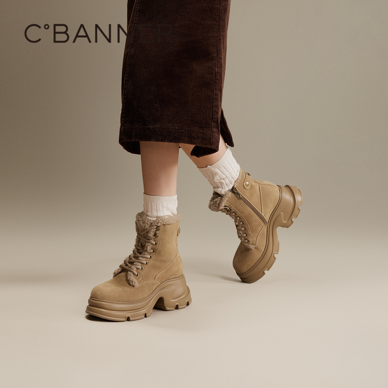 户外复古马丁靴 马丁靴利落酷飒自成一派