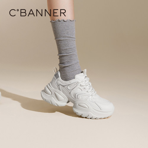 千百度厚底老爹鞋女款20