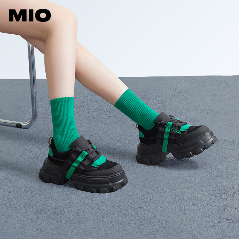 MIO高跟圆头春季时尚休闲鞋