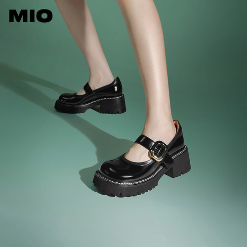 MIO字带玛丽珍女鞋米奥