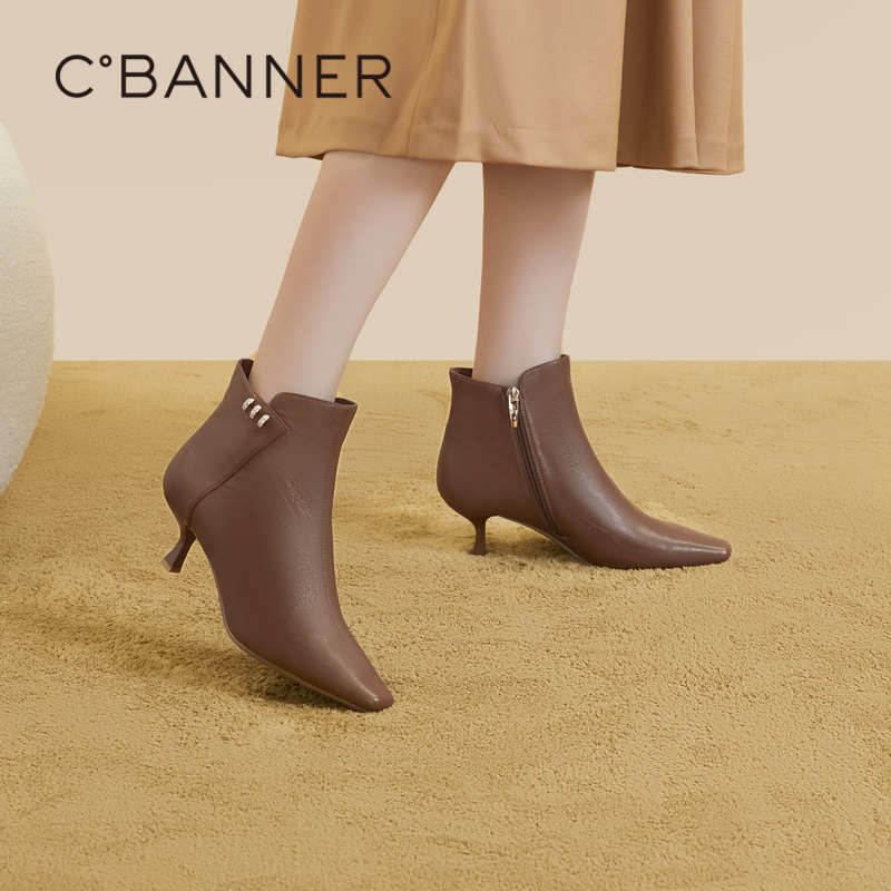 千百度时装靴小猫跟经典