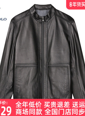 【绵羊皮】DIVPOLO保罗皮衣男立领2025商务休闲上衣外套MM0023399