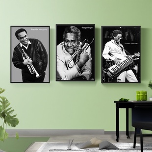 音乐海报 爵士大师③ 12幅选Dexter Dizziy Freddie Herbie装饰画