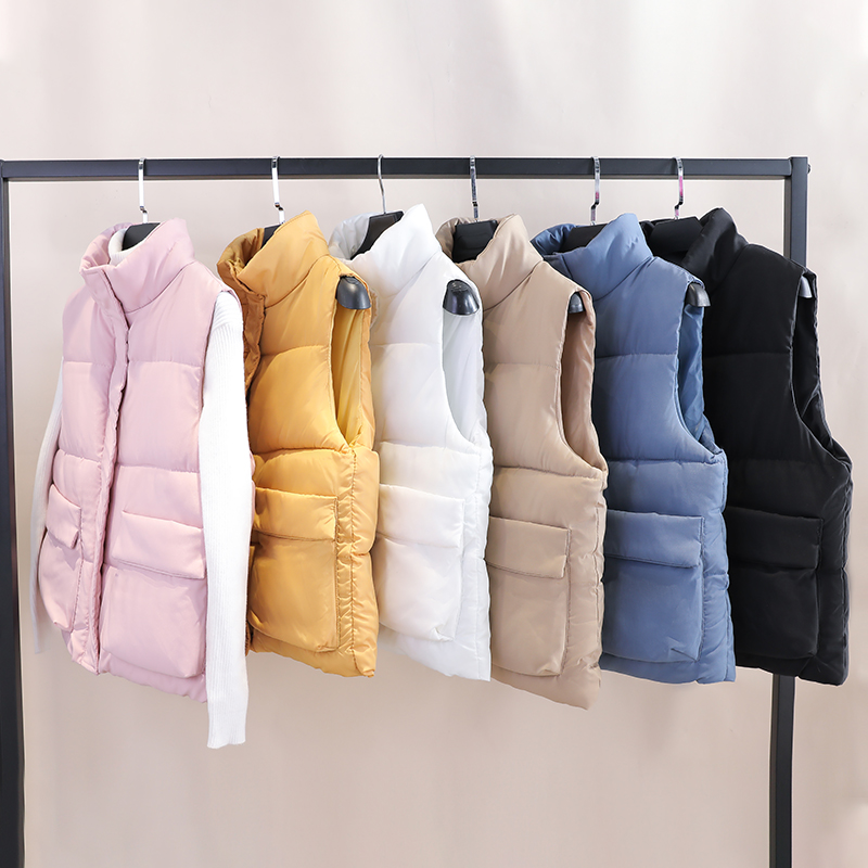 【反季促销】轻薄羽绒棉服女装短款潮宽松韩版2020年冬季棉衣马甲