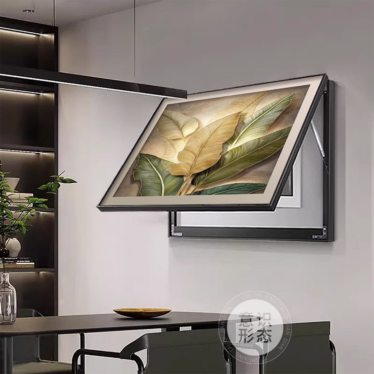 家大业大电表箱装饰画轻奢弱电源配电箱遮挡挂画配电箱电闸盒盖板