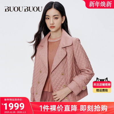 【10.16上新】BuouBuou2025秋冬新款时尚减龄羊皮皮衣外套BJ4S817