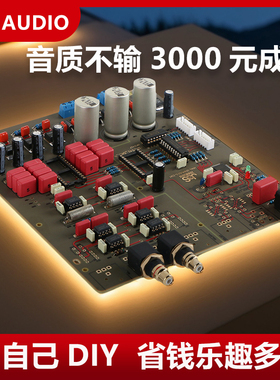 DAC音频解码板无损HIFI蓝牙发烧级tda1541论坛十周年纪念版解码器