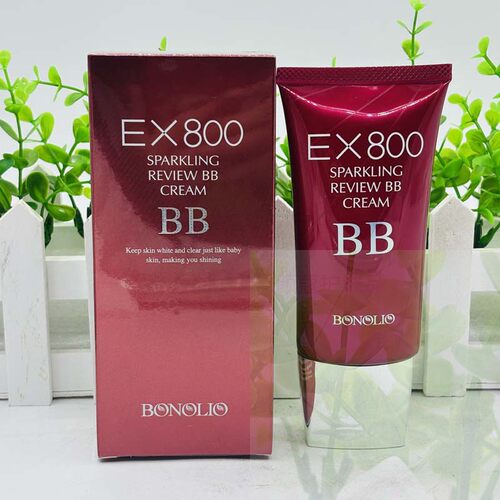 BONOLIO雅歌EX800晶采焕颜BB霜保湿遮瑕提亮肤色BB基底妆容定妆