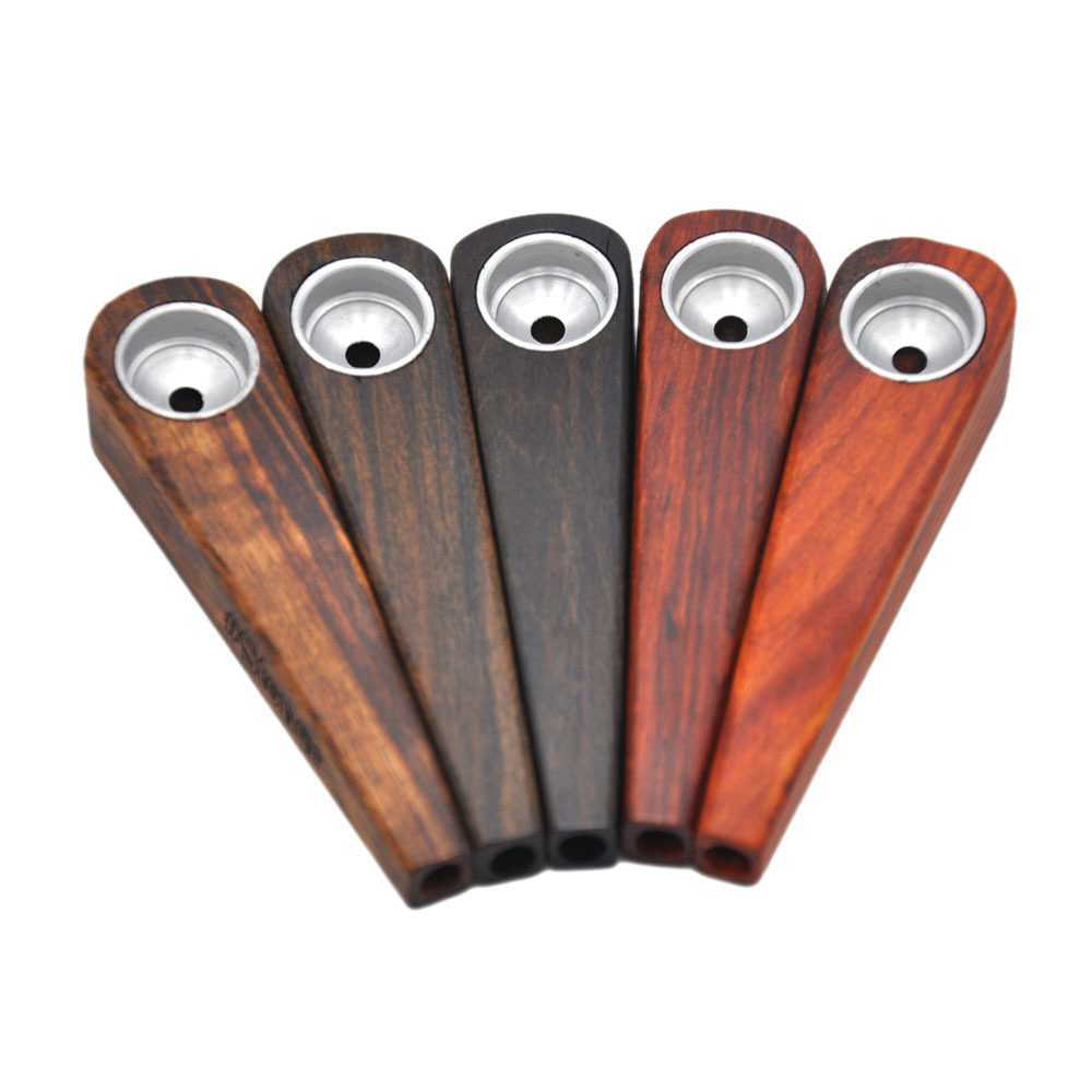 跨境新款木头实木迷你烟斗手工 木质烟斗外贸石楠木烟斗Wood Pipe
