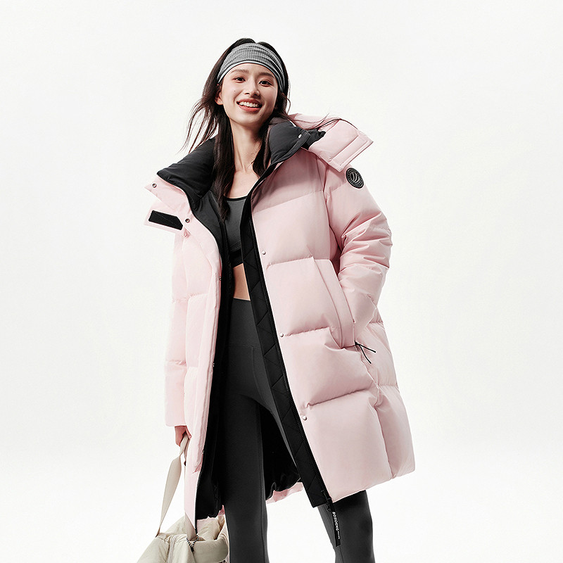 【香菇超级年货节】波司登冬长款连帽厚羽绒服保暖男女同款