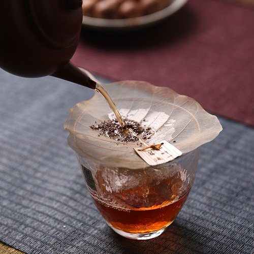 叶脉茶滤网不锈钢树叶状茶漏创意茶道配件功夫零配过滤网