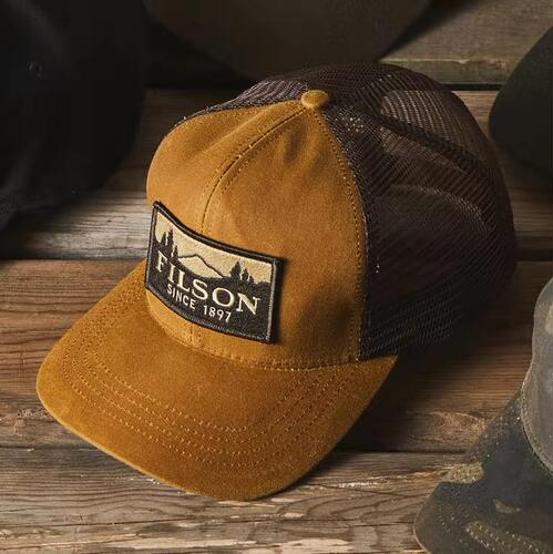 filson网兜棒球帽油蜡防水