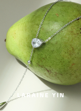 【买3免1】轻奢小众水滴吊坠闺蜜项链女款精致冬天配毛衣晚礼服链