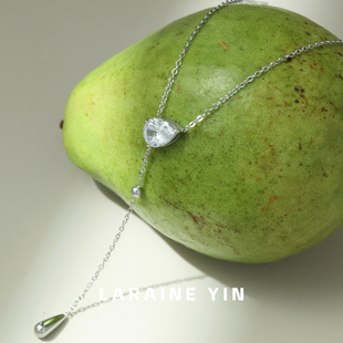 【买3免1】轻奢小众水滴吊坠闺蜜项链女款精致冬天配毛衣晚礼服链