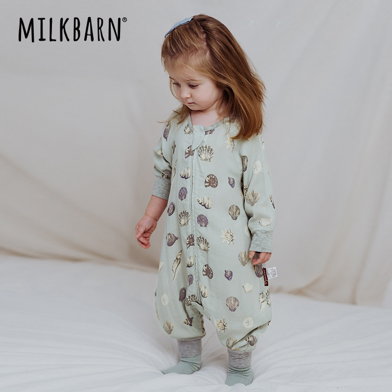 Milkbarn2024新品婴儿睡袋防惊跳宝宝分腿防踢被子儿童春夏睡衣 婴童用品 睡袋/防踢被 原图主图