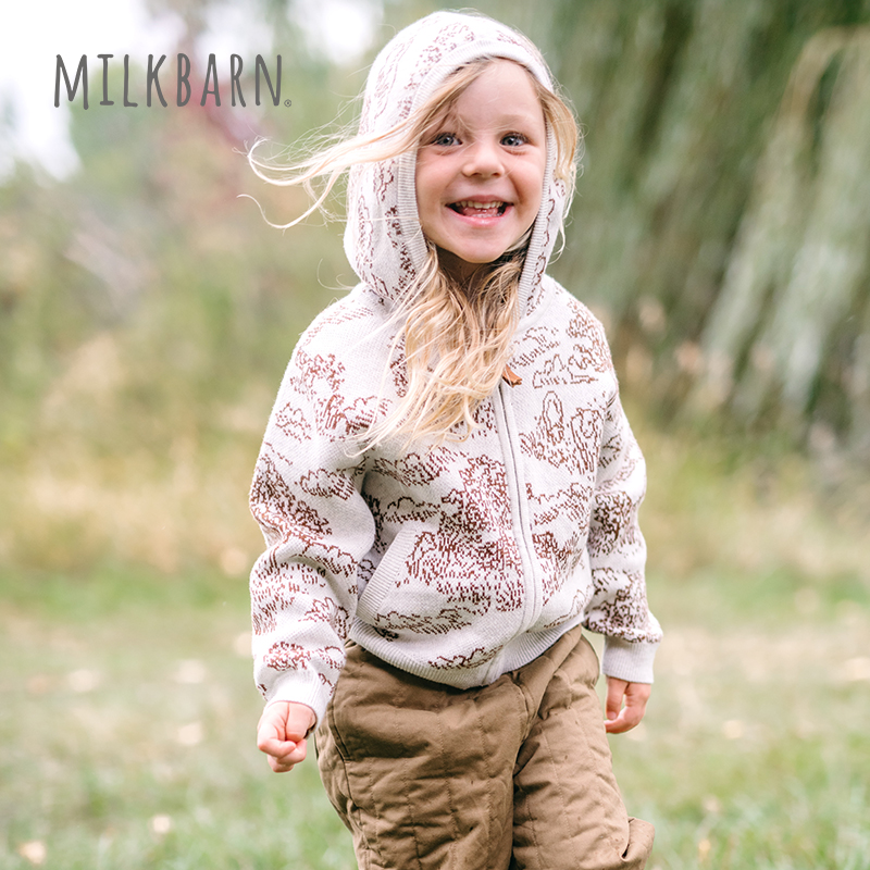 Milkbarn儿童羊绒开衫外套