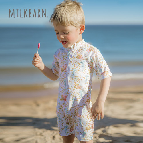 MILKBARN儿童连体泳衣