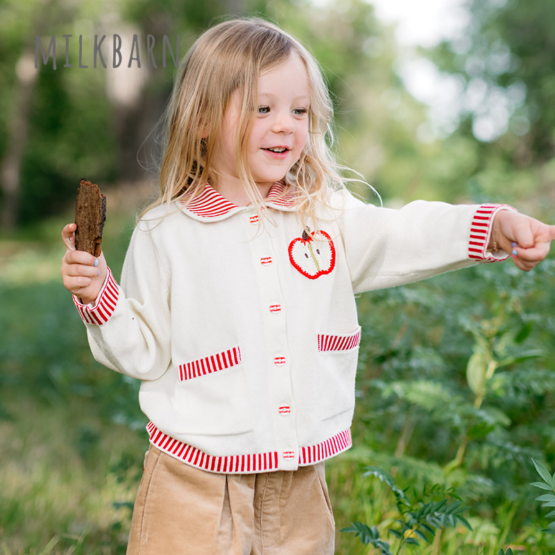 Milkbarn儿童纯棉开衫