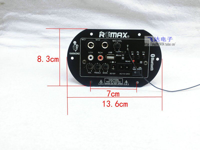 带话筒功能功放板12V 低音炮芯 220V 6寸8寸蓝牙收音插卡家用车载|ruв категории видео электрических приборов, видео бытовой арматура, HIFI звук арматура, усилитель плита - от Buy2taobao.com для оказания профессиональной услуги покупки агента Taobao