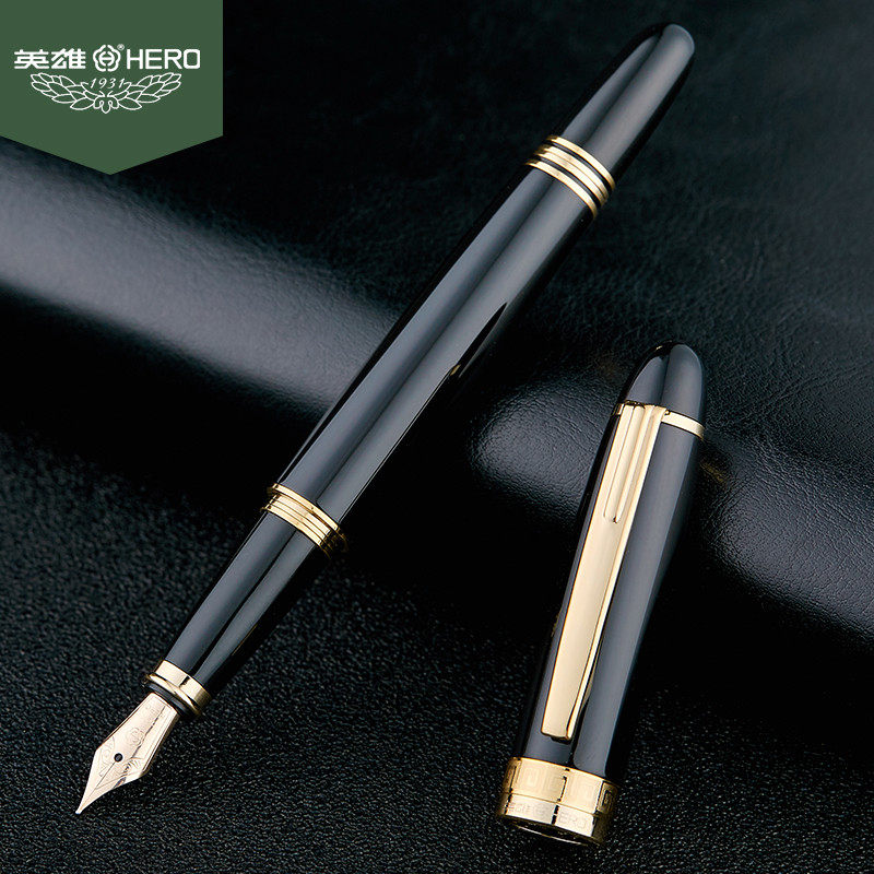 钢笔10k金笔商务办公成人练字专用学生高档礼品笔盒装企业定制logo