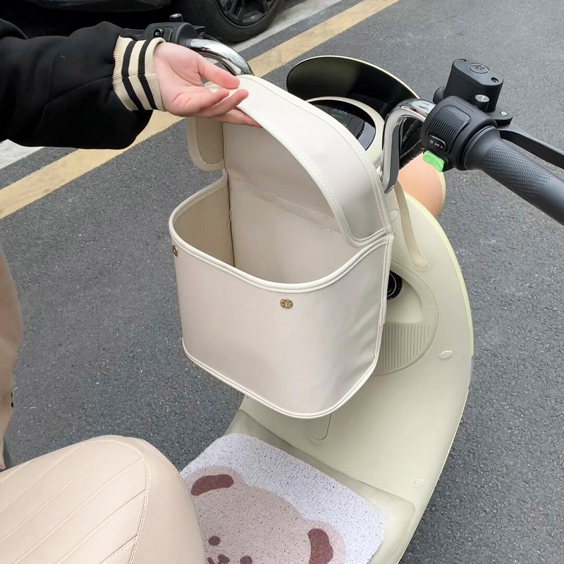 电动车前置物兜挂包放东西神器前置挂物包收纳包储物兜大容量挂兜