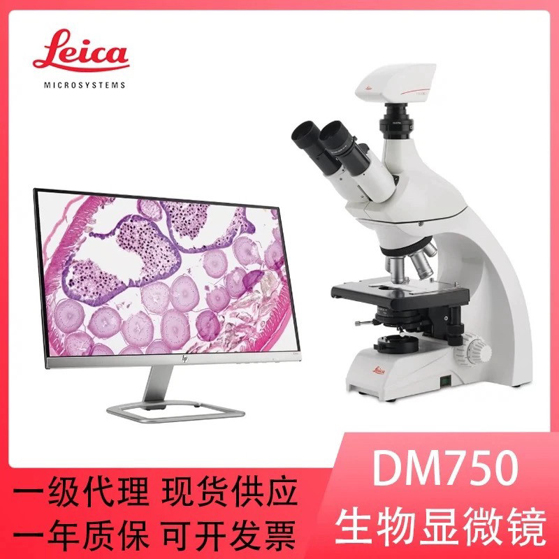 leica徕卡显微镜DM500 DM750三目徕卡生物教学医疗科研细胞卵子精