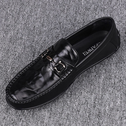 透气懒人豆豆鞋男真皮百搭驾车鞋