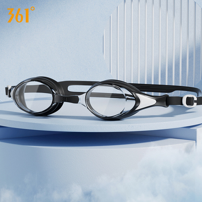 【361°】男士专业潜水平光游泳镜