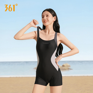 361连体泳衣女高级感2025新款 游泳馆专用 泡温泉成人女士平角大码
