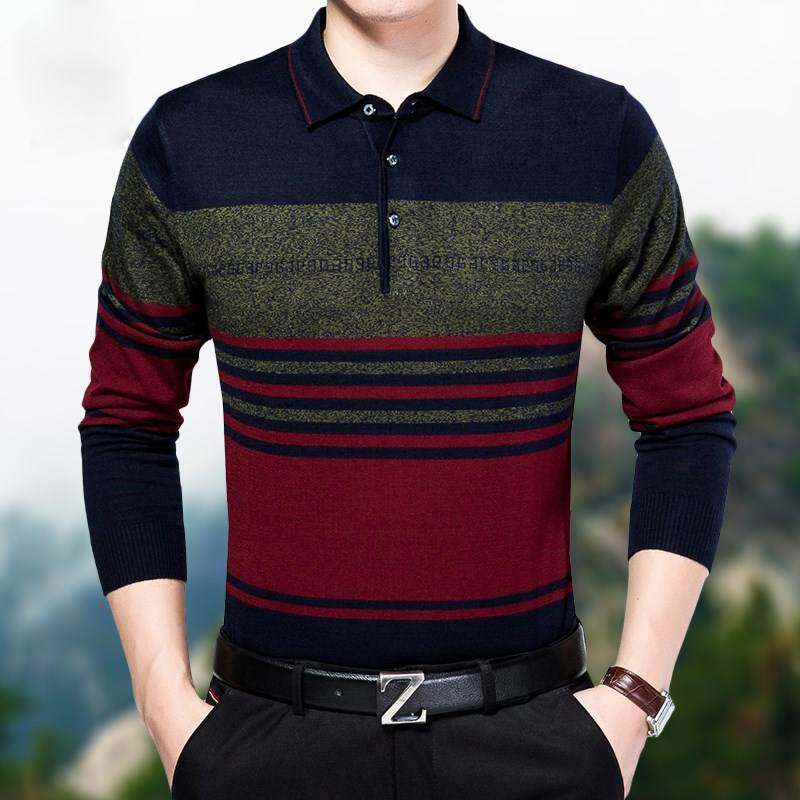 dad Long sleeved T-shirt middle age man Autumn 40-50 spring and autumn clothes Man jacket Thin section Middle and old age Exorcismin the Men's clothing, T-shirt  category - from Buy2taobao.com to provide professional Taobao agent buy service