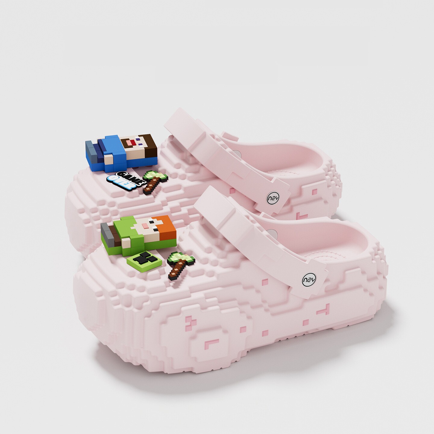 EVA积木大童拖鞋女童男童洞洞鞋防滑夏季新款凉拖学生沙滩鞋亲子