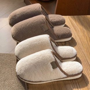 大童棉拖鞋女童男童防滑秋冬季新款室内家居学生棉鞋亲子鞋毛毛鞋