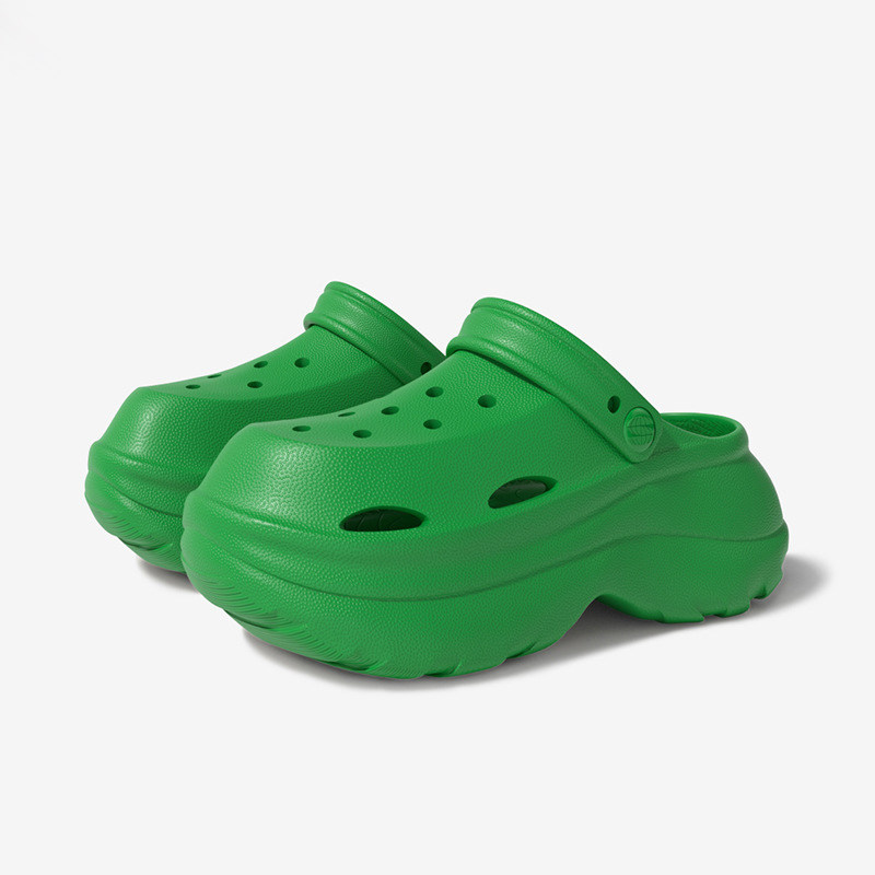 EVA大童洞洞鞋男童女童拖鞋防滑厚底增高夏季新款学生凉鞋亲子鞋