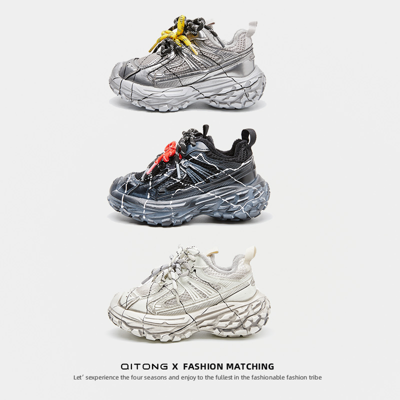 男女童2025新款防寒加绒运动鞋