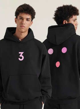 INNERSECT三生万物连帽卫衣潮牌美式街头情侣款帽衫宽松男女同款