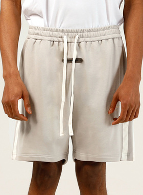 INNERSECT条纹针织短裤潮牌街头裤子美式重磅五分裤2024夏季新品