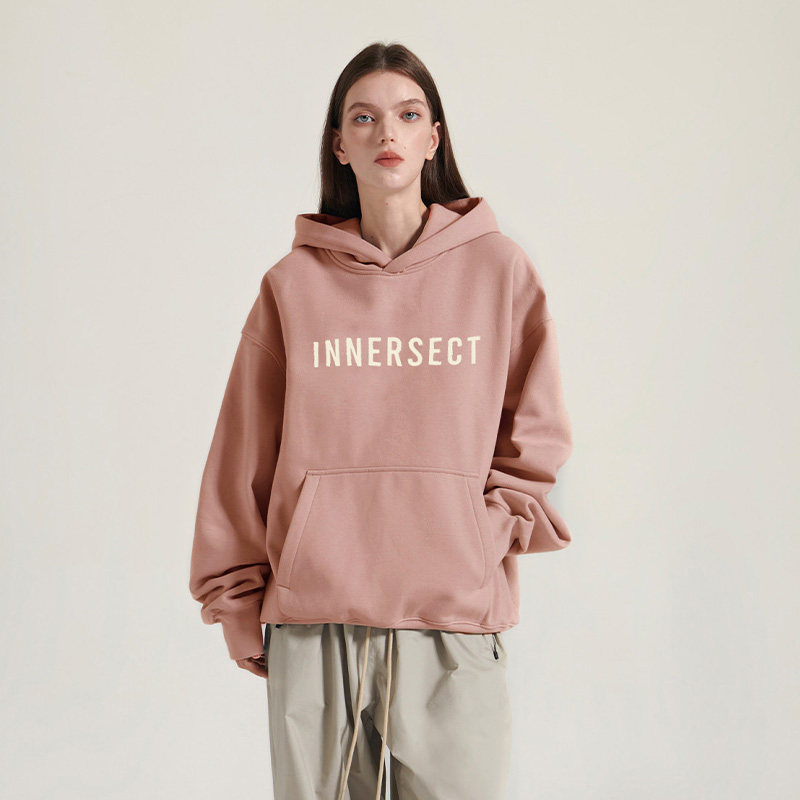 INNERSECT重磅连帽卫衣加绒潮牌宽松休闲长袖帽衫男女同款上衣