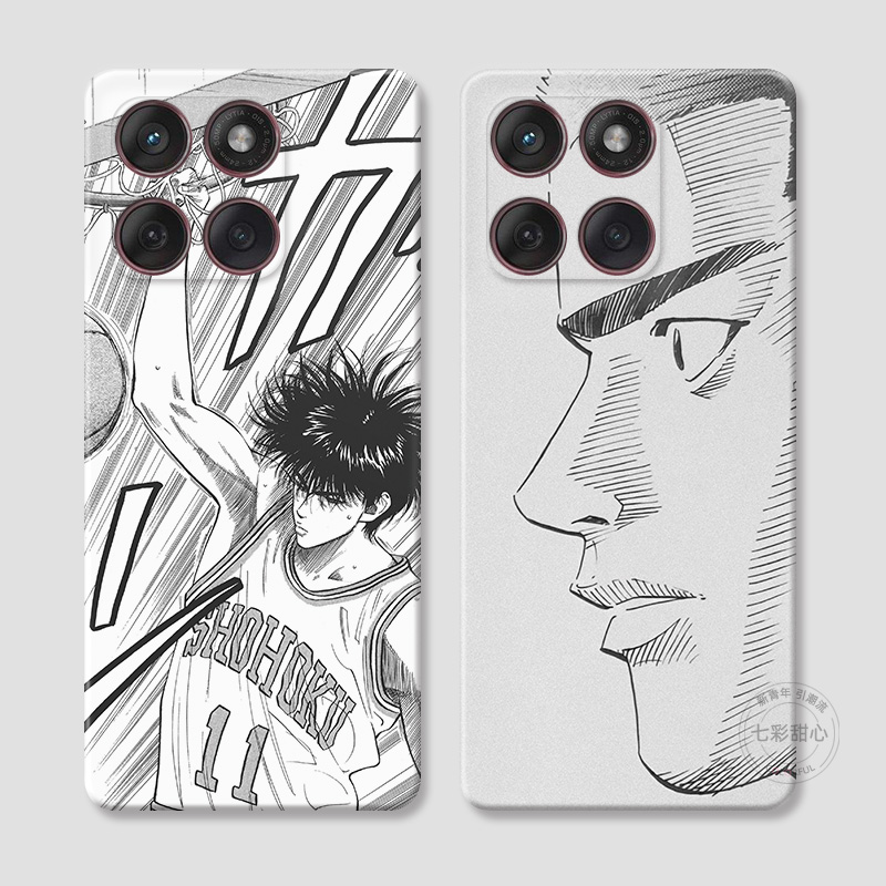 灌篮高手适用摩托罗拉edge60pro手机壳50/40/S30/G86G85G84G75G56G55G54流川枫男生樱木花道日系女款防摔软