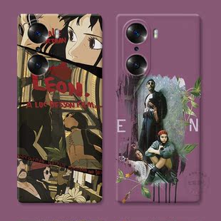 这个杀手不太冷适用华为荣耀80手机壳90+70pro情侣60文艺50男生30s/20i/100/9直屏版GT曲面的se女款软十