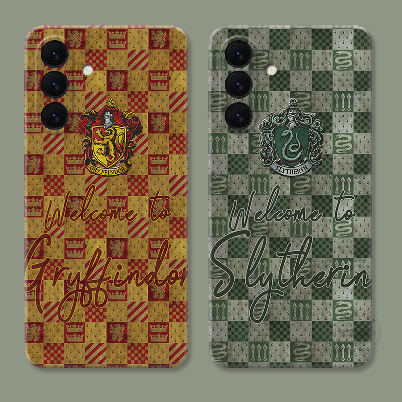 哈利波特适用三星A56手机壳A73A72A71A70A55A54A53A52A36A35A34A33A26a25斯莱特林棋盘格子个性创意男女款软