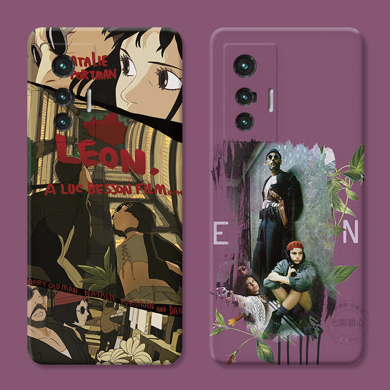 这个杀手不太冷适用vivo x80手机壳x100x90x70x30pro+文艺情侣x20x9x7x6plus可爱s女款软t