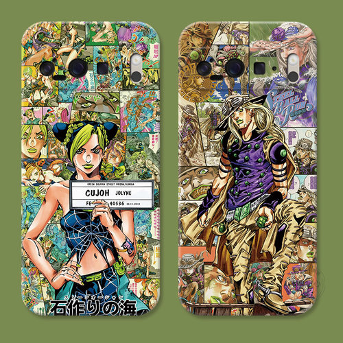 jojo空条徐伦适用谷歌Pixel10手机壳9pro/8/7/6A潮流XL男生个性创意女款防摔软