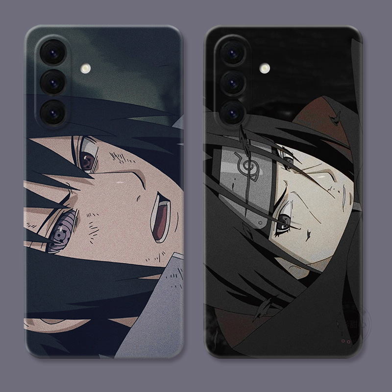 宇智波鼬适用三星A56手机壳A73A72A71A70A55A54A53A52A36A35A34A33A26a25火影忍者佐助动漫个性创意男女款软