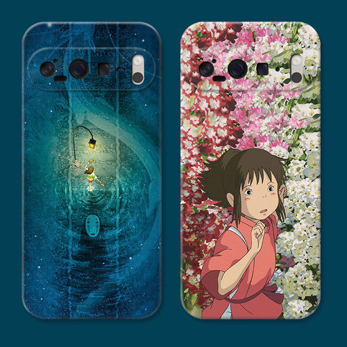 可爱千与千寻适用谷歌Pixel10手机壳9pro/8/7/6A宫崎骏XL日系动漫女款防摔软