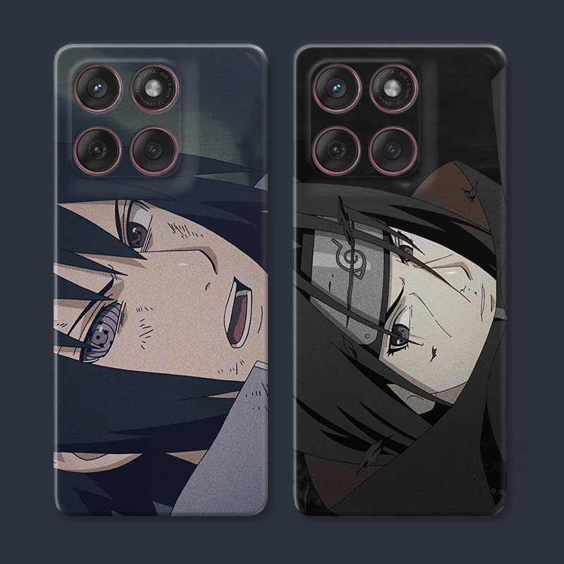 宇智波鼬适用摩托罗拉edge60pro手机壳50/40/S30/G86G85G84G75G56G55G54火影忍者佐助动漫个性创意男生女款软
