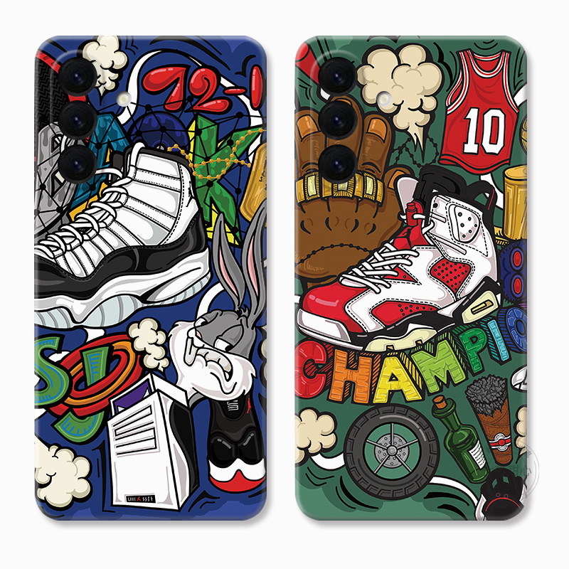 潮牌球鞋适用三星A56手机壳A73A72A71A70A55A54A53A52A36A35A34A33A26a25A16A15欧美时尚男生款个性创意软