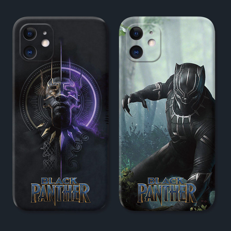 个性黑豹适用iPhone12苹果13手机壳11简约7/8plus/6s/14创意17Air/16/15promax油画XS/XR男生se二三代女款软