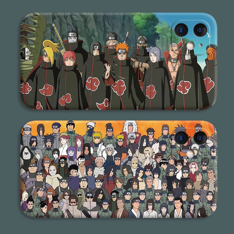 晓组织适用iPhone13苹果12手机壳11火影忍者14全包17Air/16/15promax日系男生mini可爱plus女款迷你软